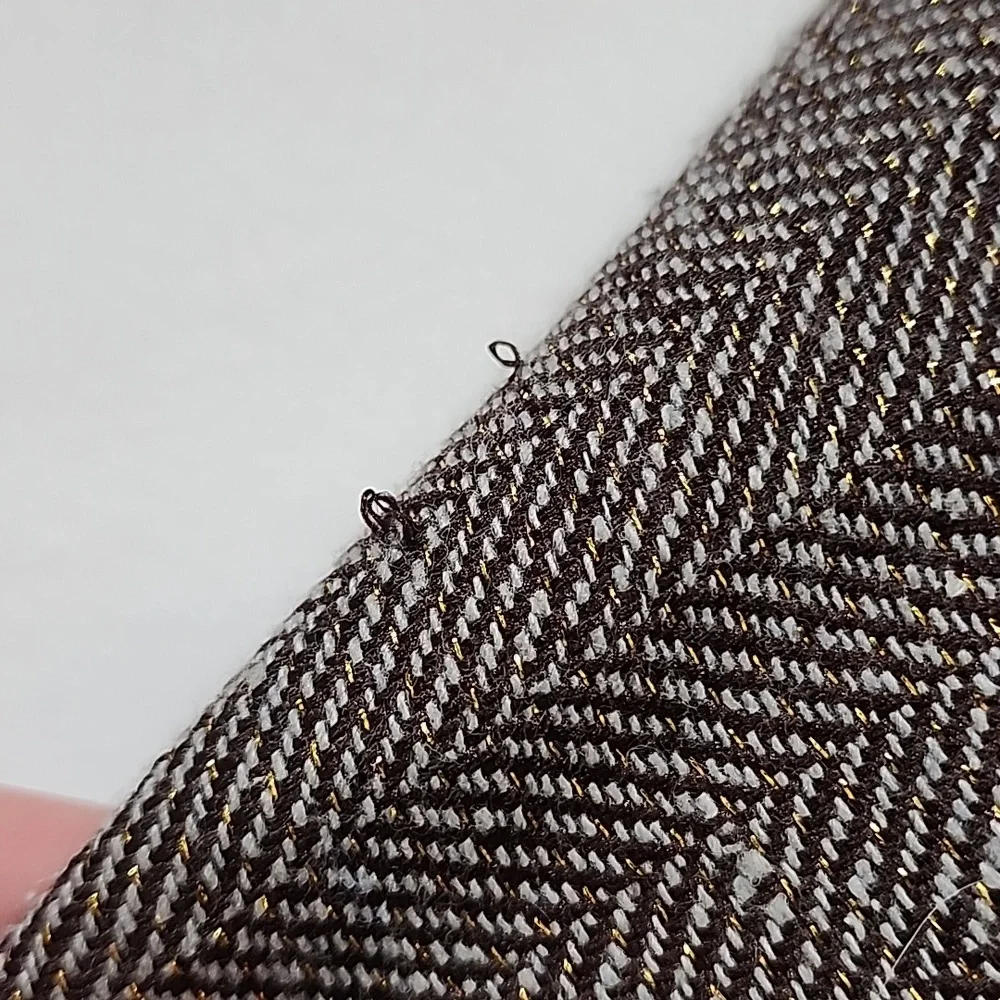 Coldwater Creek Brown Sparkle Fitted Work Business Blazer